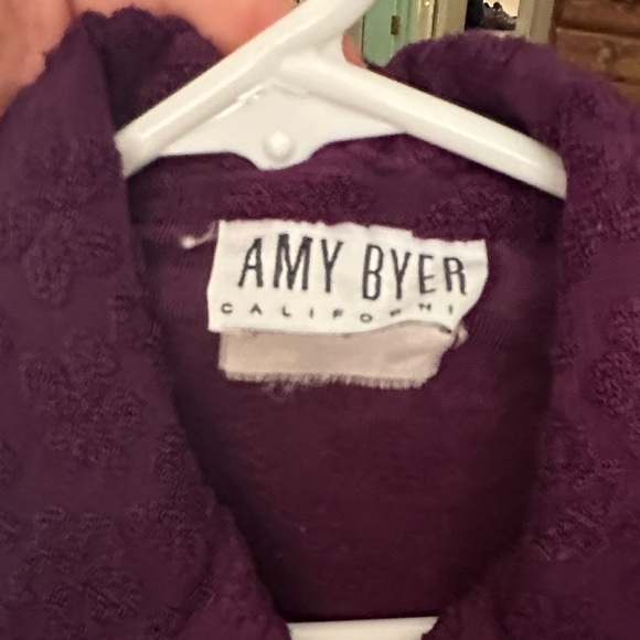 Purple Button-Up Top - Picture 4 of 4